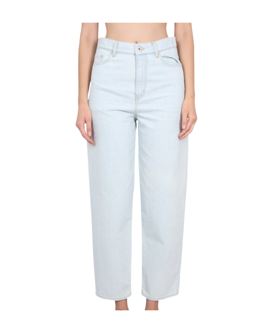 Kenzo Women Carrot Fit Jeans In Blue