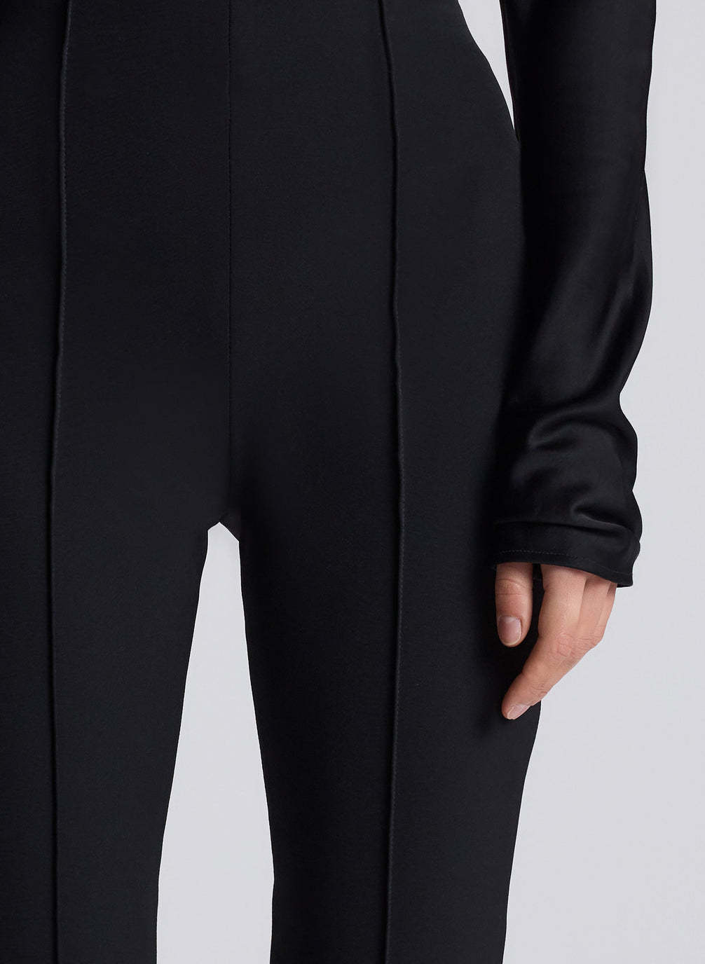 A.l.c High-waisted Casual Pants In Black