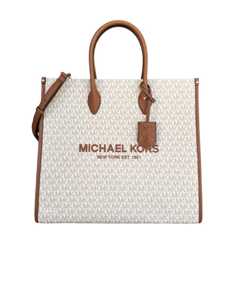 Michael Kors Adjustable Shoulder Strap Single Shoulder Bag In White