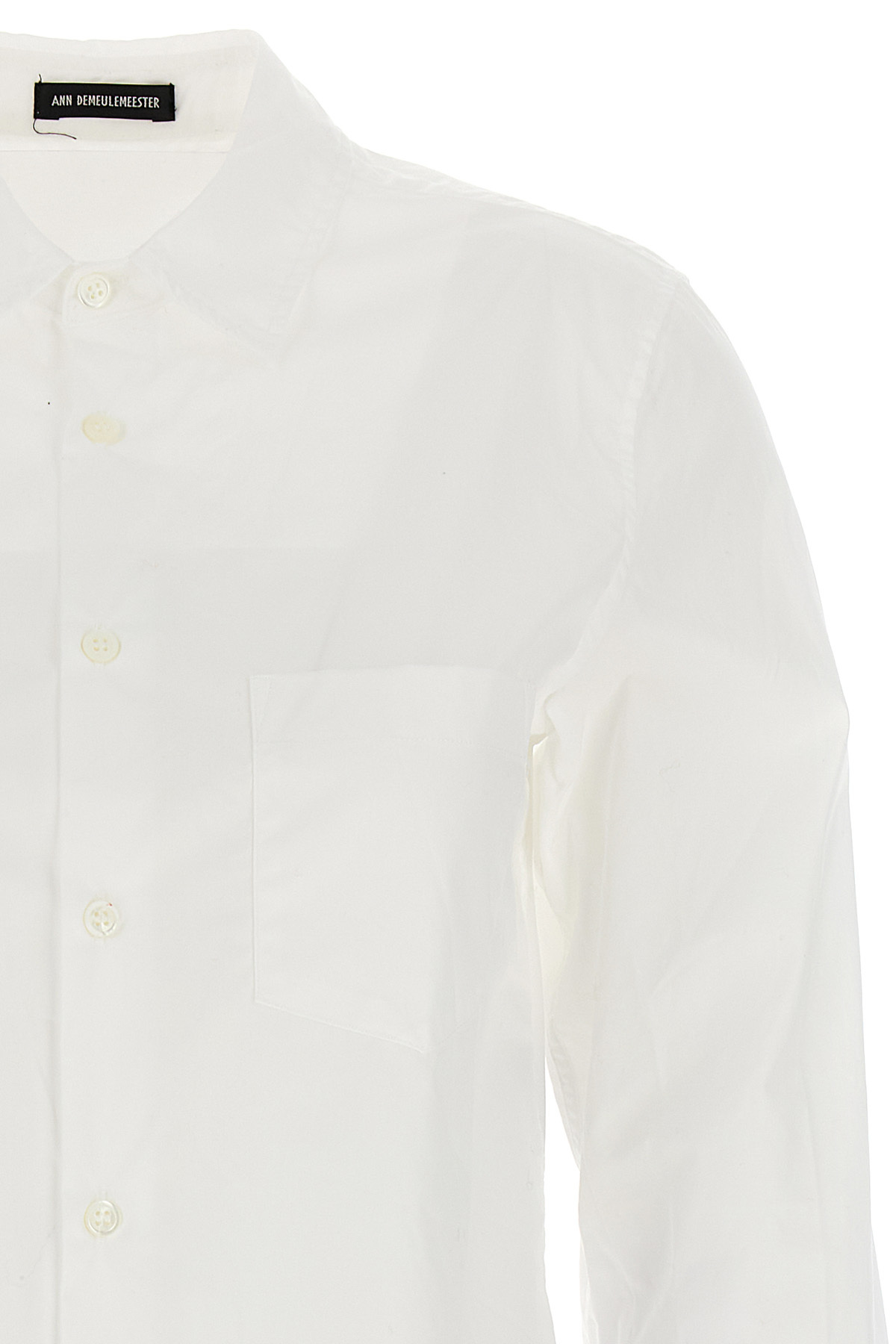Ann Demeulemeester Betty Cotton Shirt In White