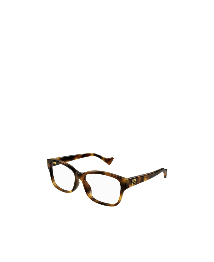 Gucci Eyewear Rectangle Frame Glasses In Brown