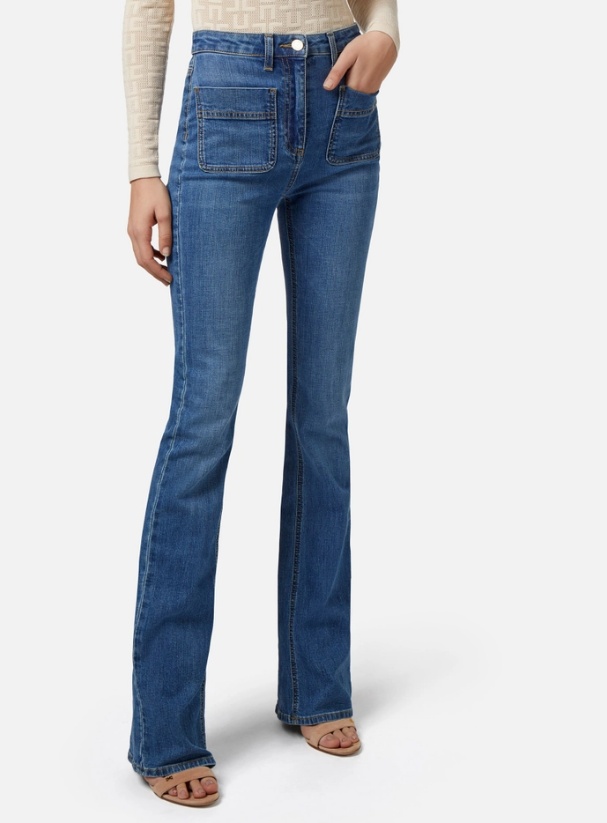 Elisabetta Franchi Jeans In Blue