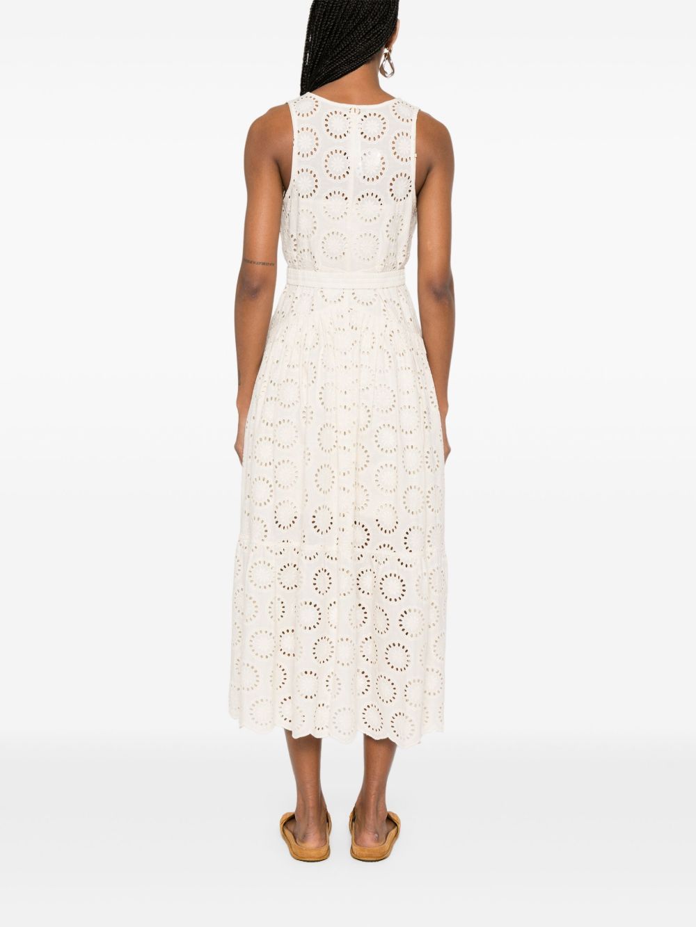 Shop Twinset Broderie Anglaise Maxi Dress