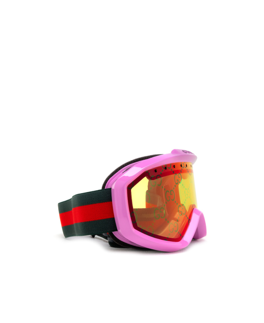 Gucci Eyewear Ski Oversized Frame Goggles In Multicolor