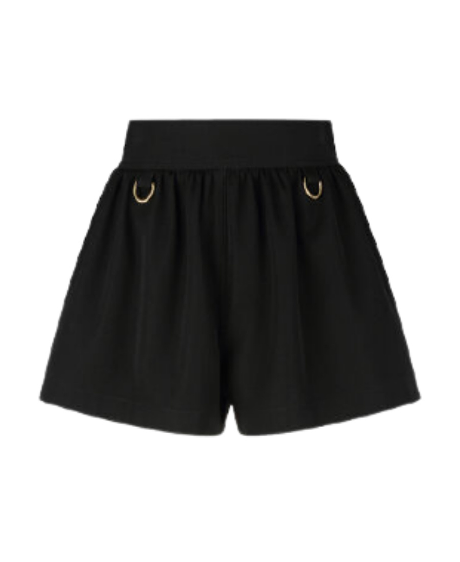 Givenchy Rings Detail Shorts In Black In Black