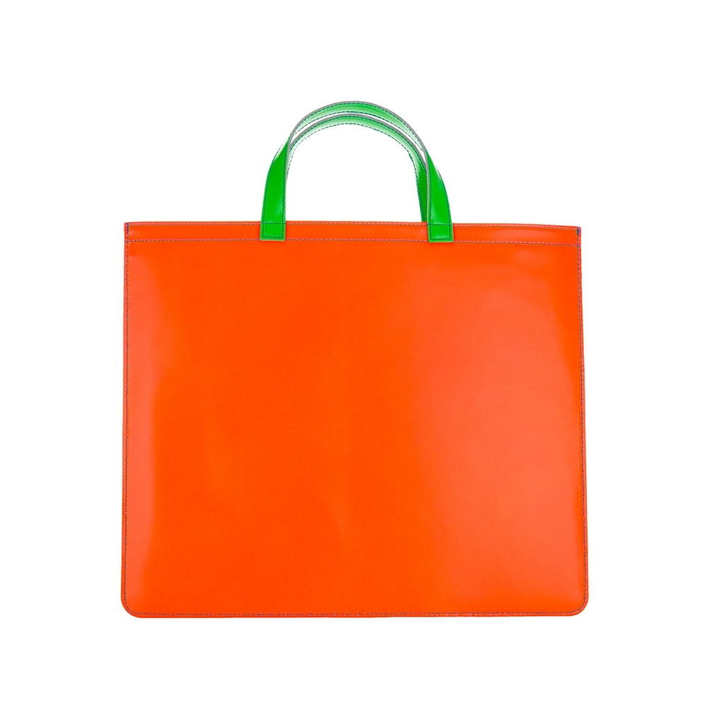 COMME DES GARÇONS COMME DES GARÇONS WALLET SUPER FLUORESCENT TOTE BAG 