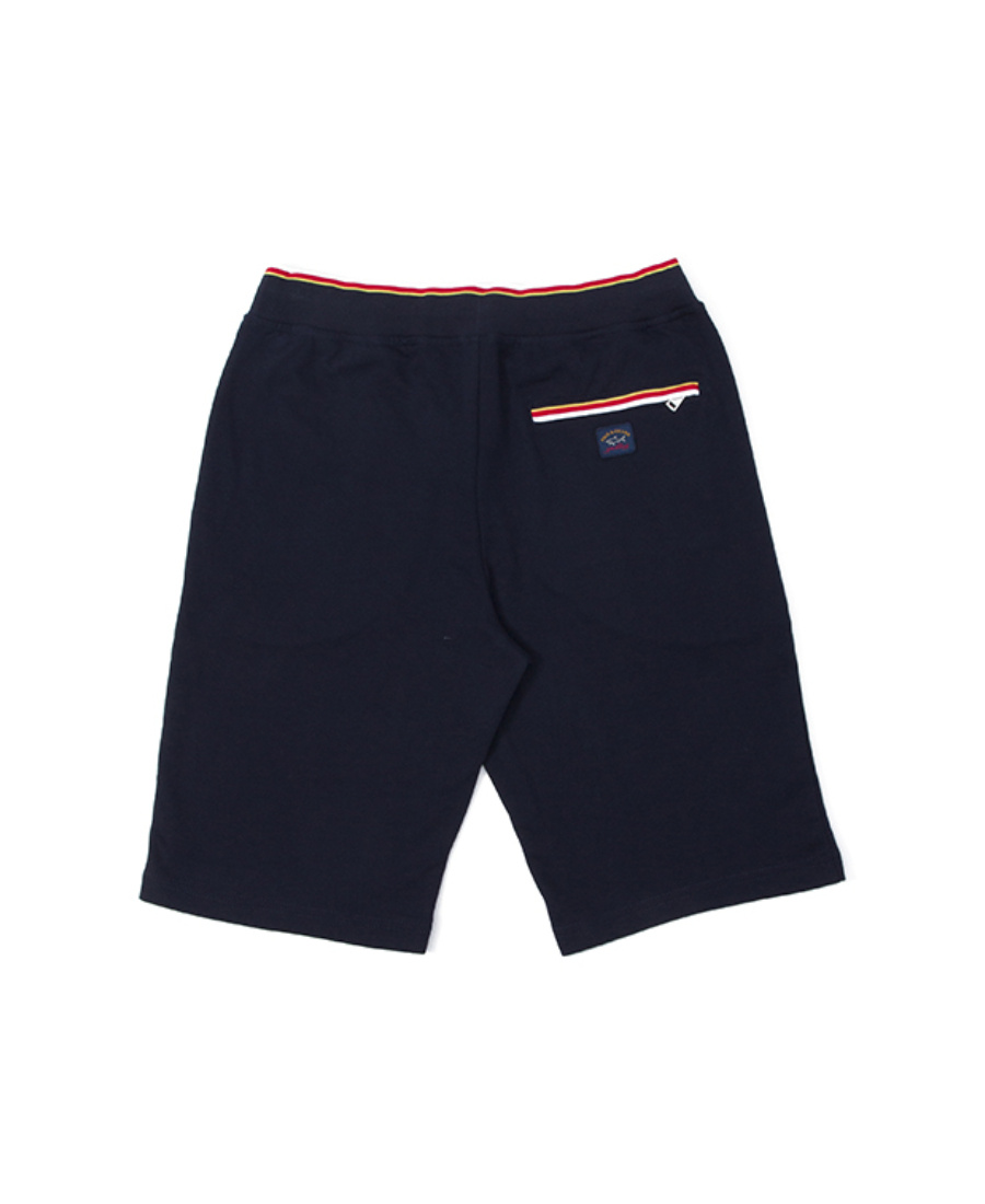 Paul & Shark Logo Patch Shorts In Black