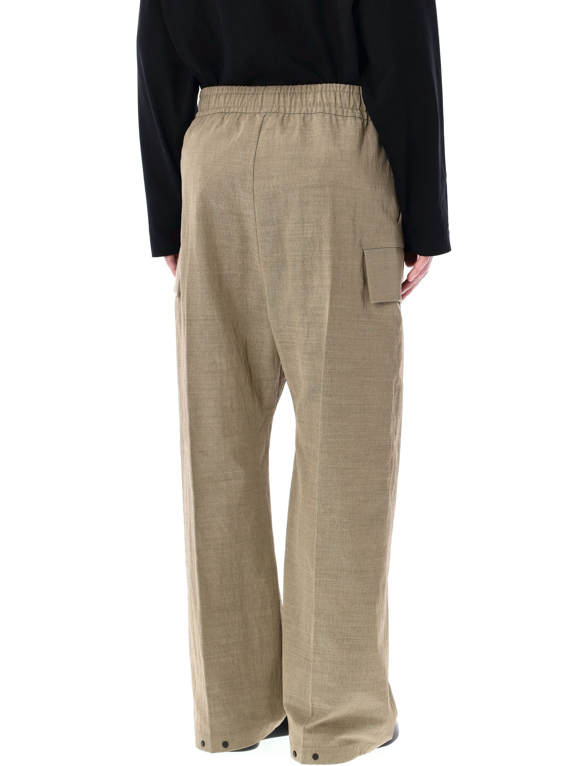 Fear Of God Relaxed Wide Leg Cargo Pants In Nude