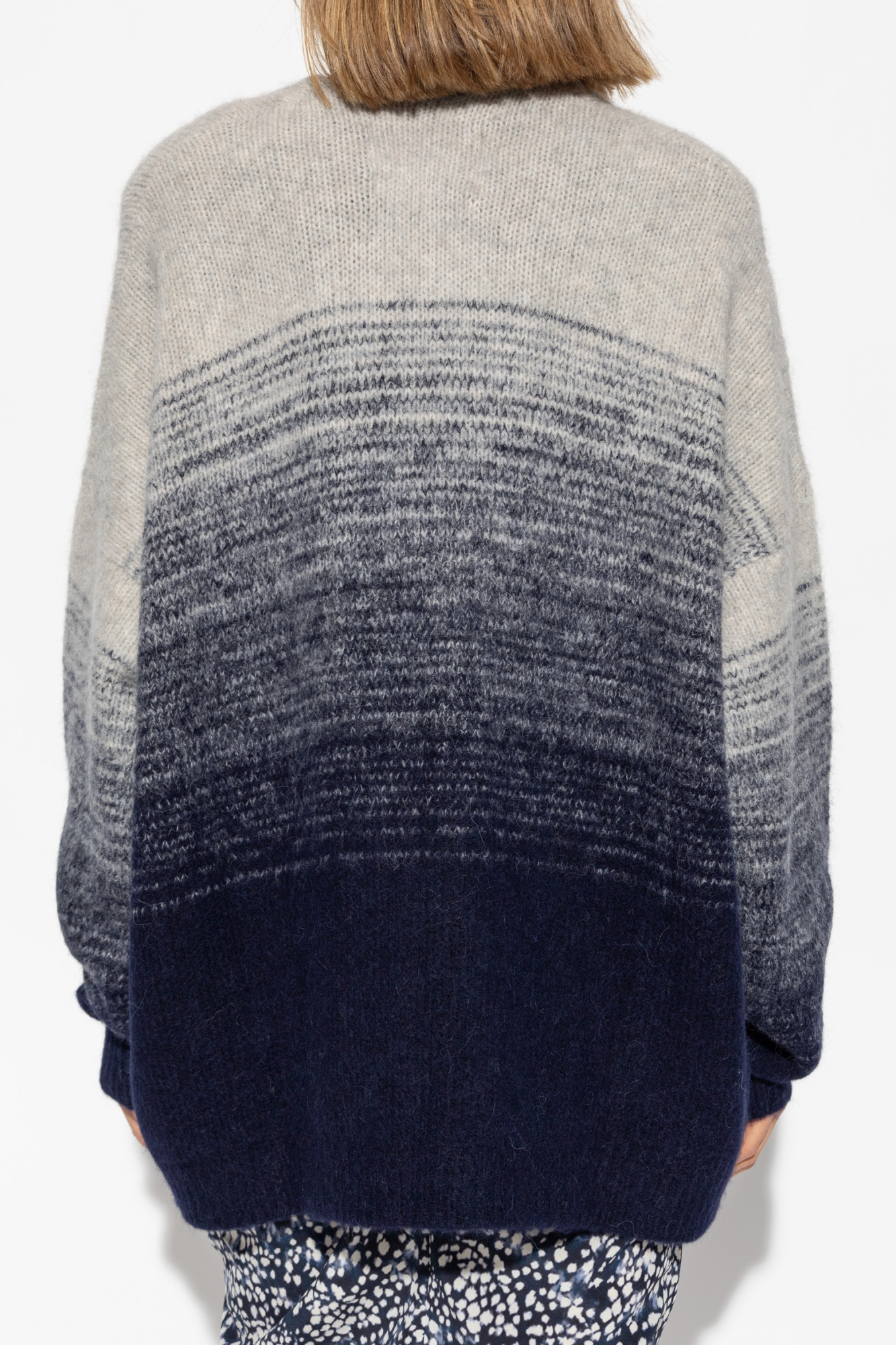 Isabel Marant Daneah Ombré-effect Cardigan In Black