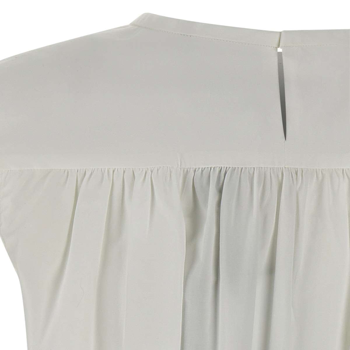 Marella Stretch Cotton Blouse In White