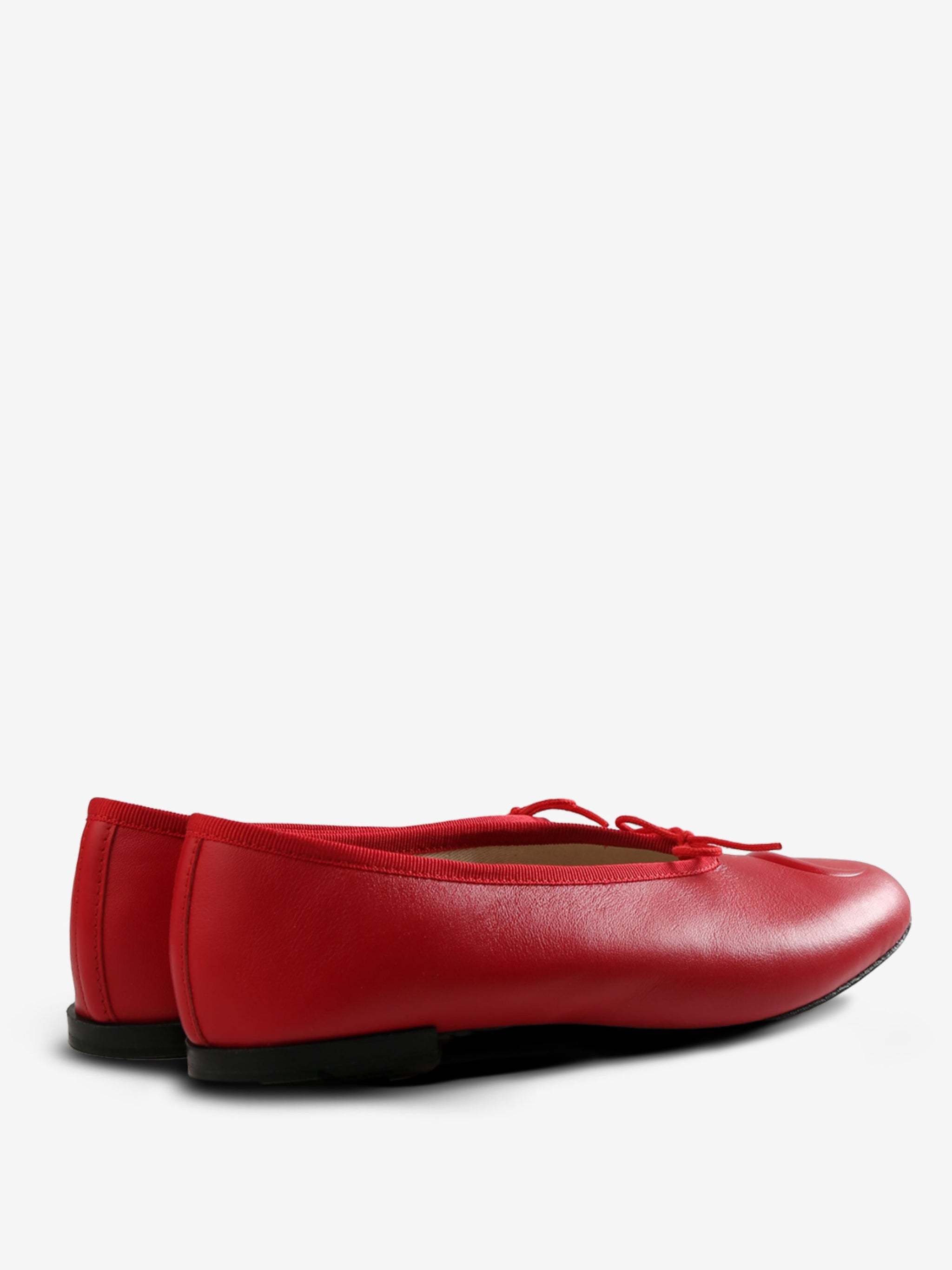 Marine Serre Red Repetto Edition Lilouh Soft Nappa Ballerina Flats