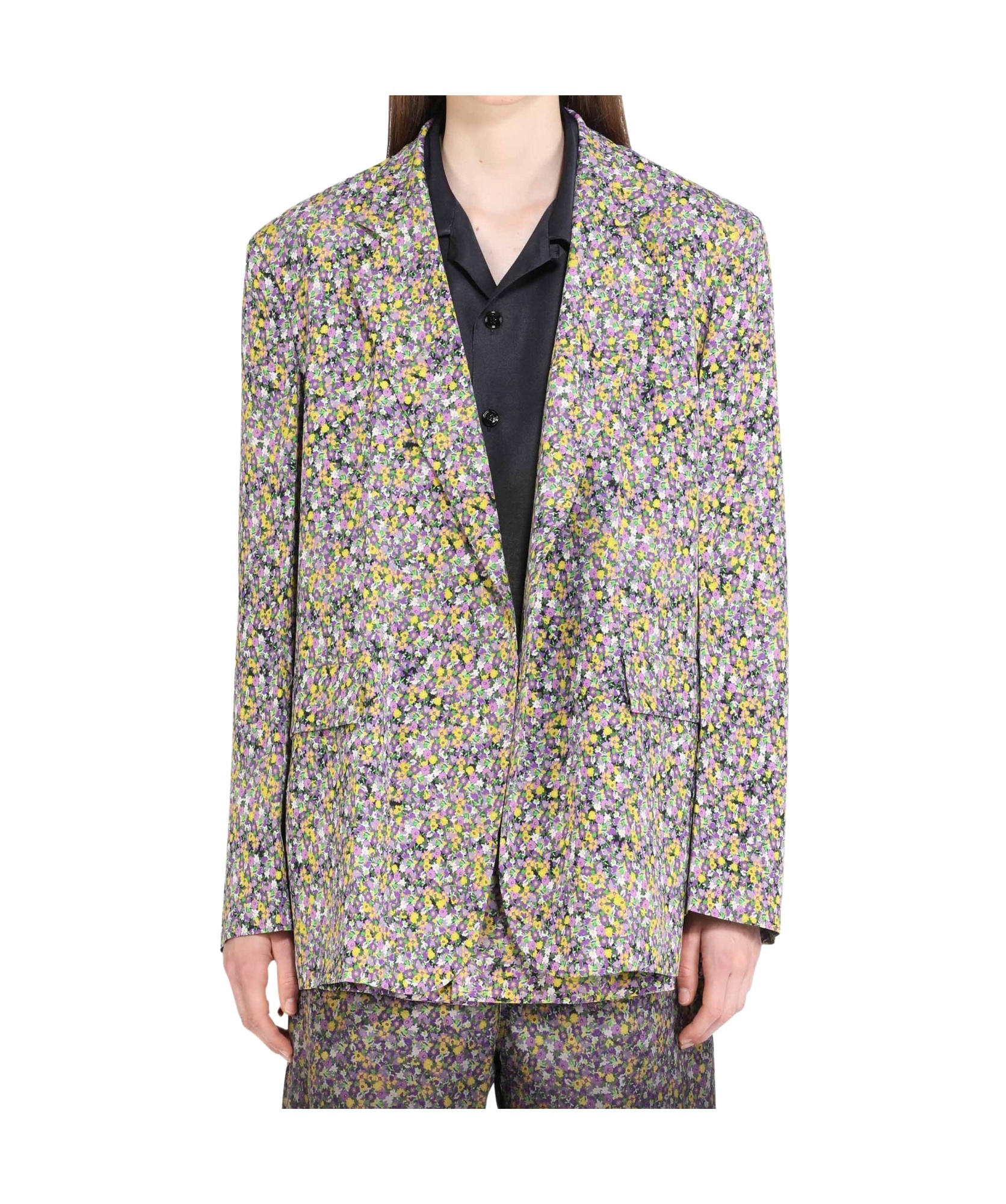 N°21 Long-sleeved Suit Coat In Multicolor