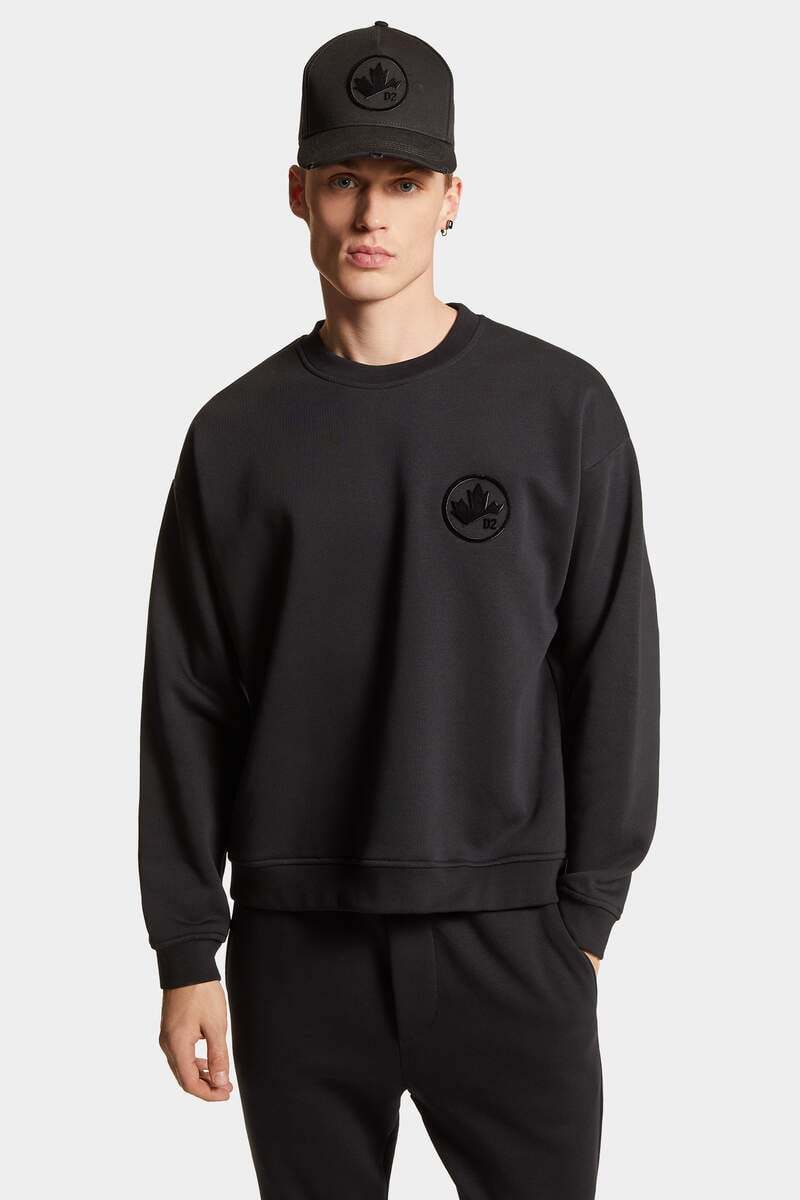 Dsquared2 Dsquared Men Relax Fit Sweatshirt In Black