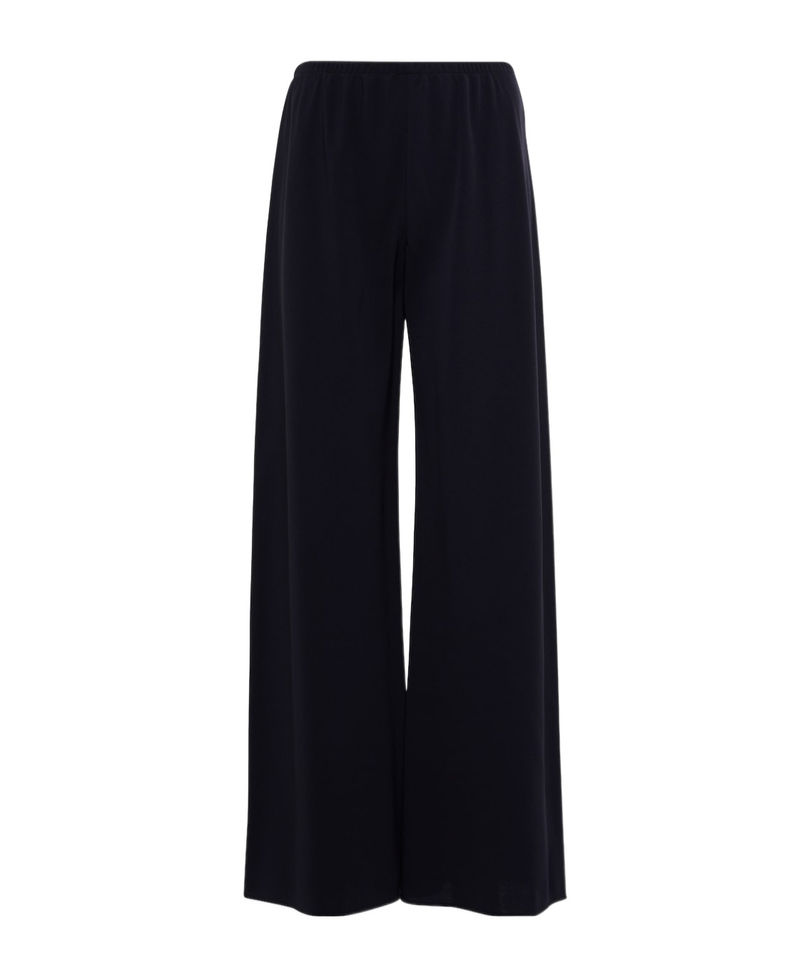 The Row Gala Virgin Wool Flannel Wide-leg Pants In Black
