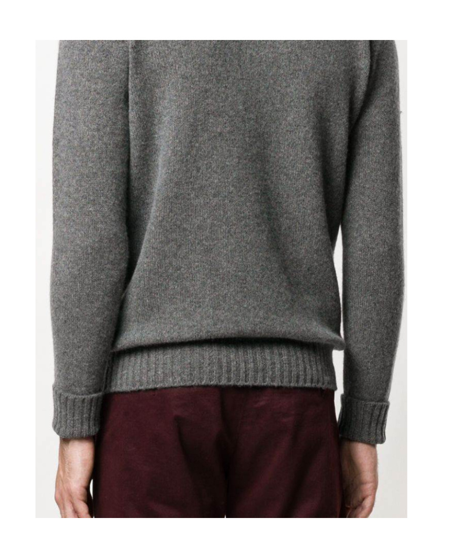 Drumohr Fine Knit Sweater In Gray