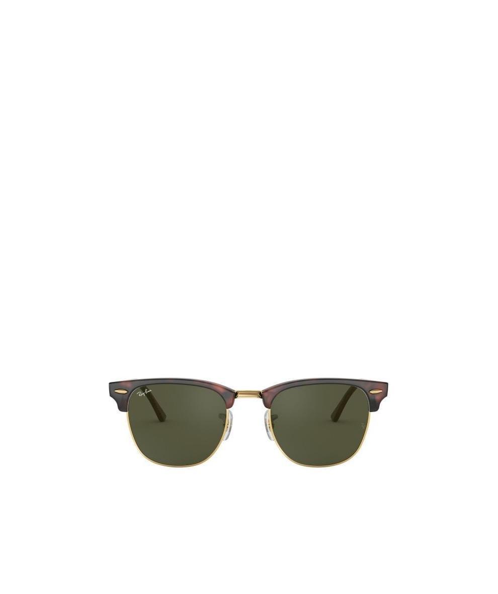 Ray Ban Half-frame Sunglasses In Green