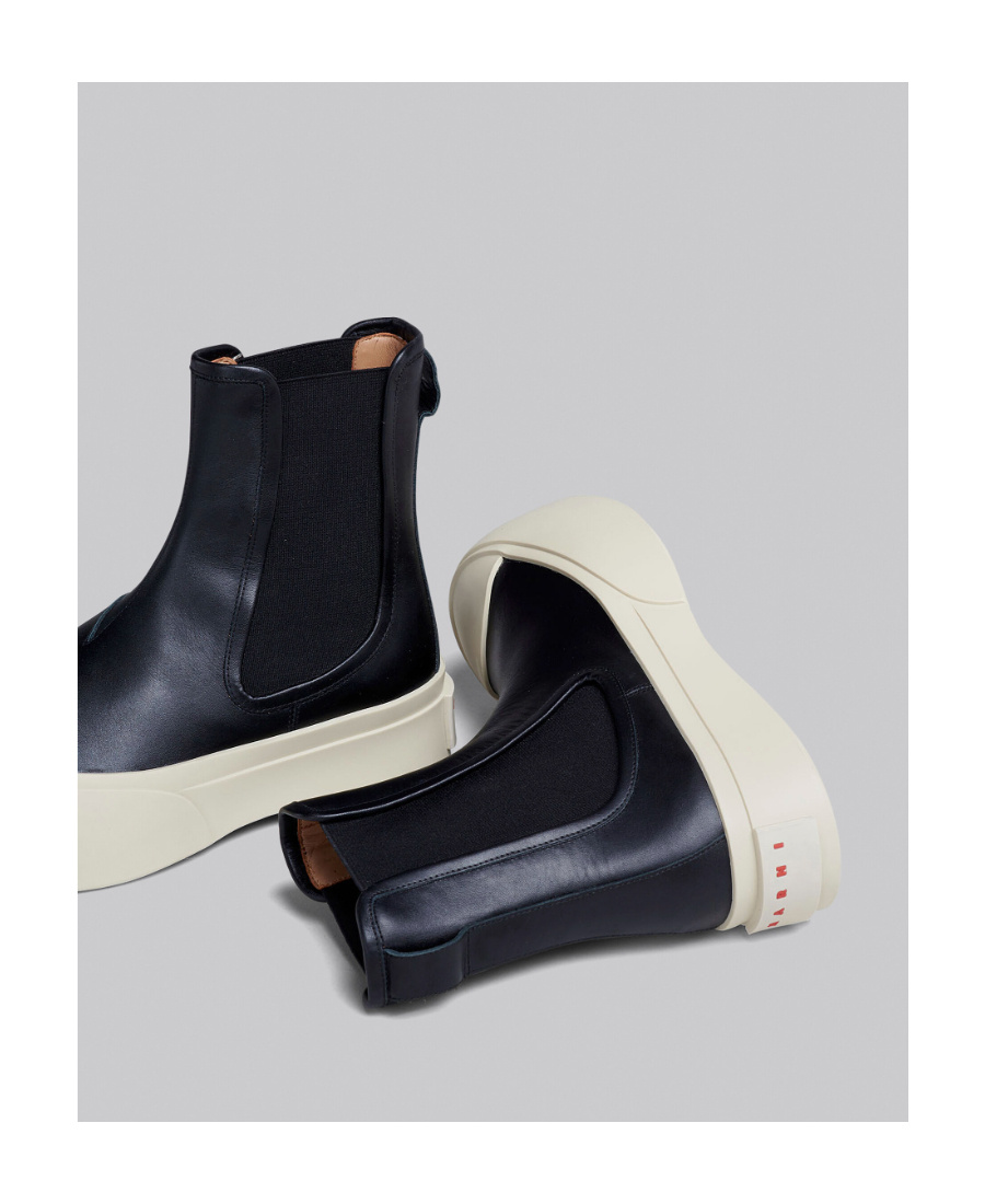 Marni Black Pablo Chelsea Boots In Black