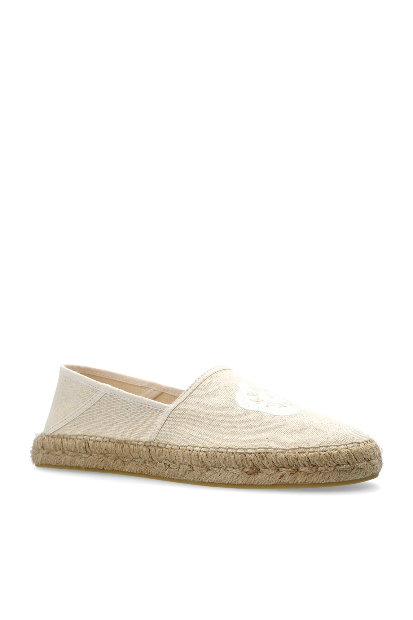 Kenzo 'boke Flower 2.0' Embroidered Canvas Espadrilles In Nude