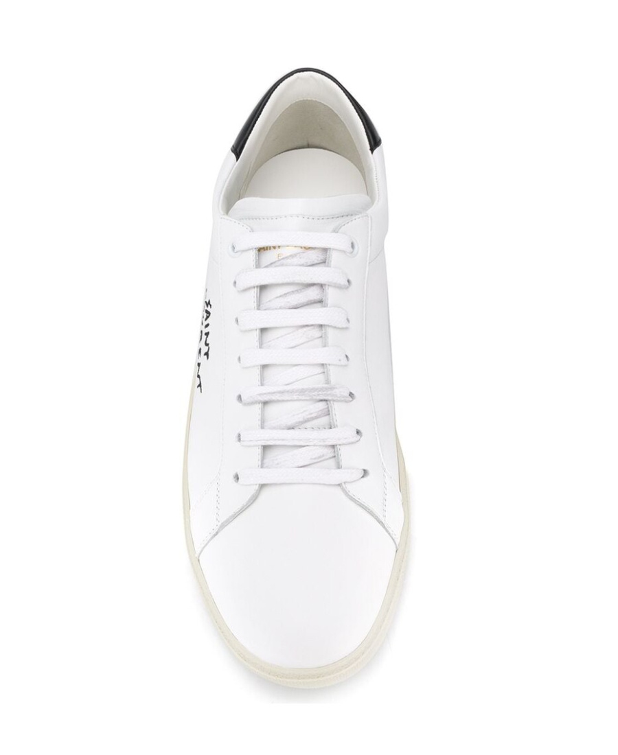 Saint Laurent Court Sl/06 Sneakers In White