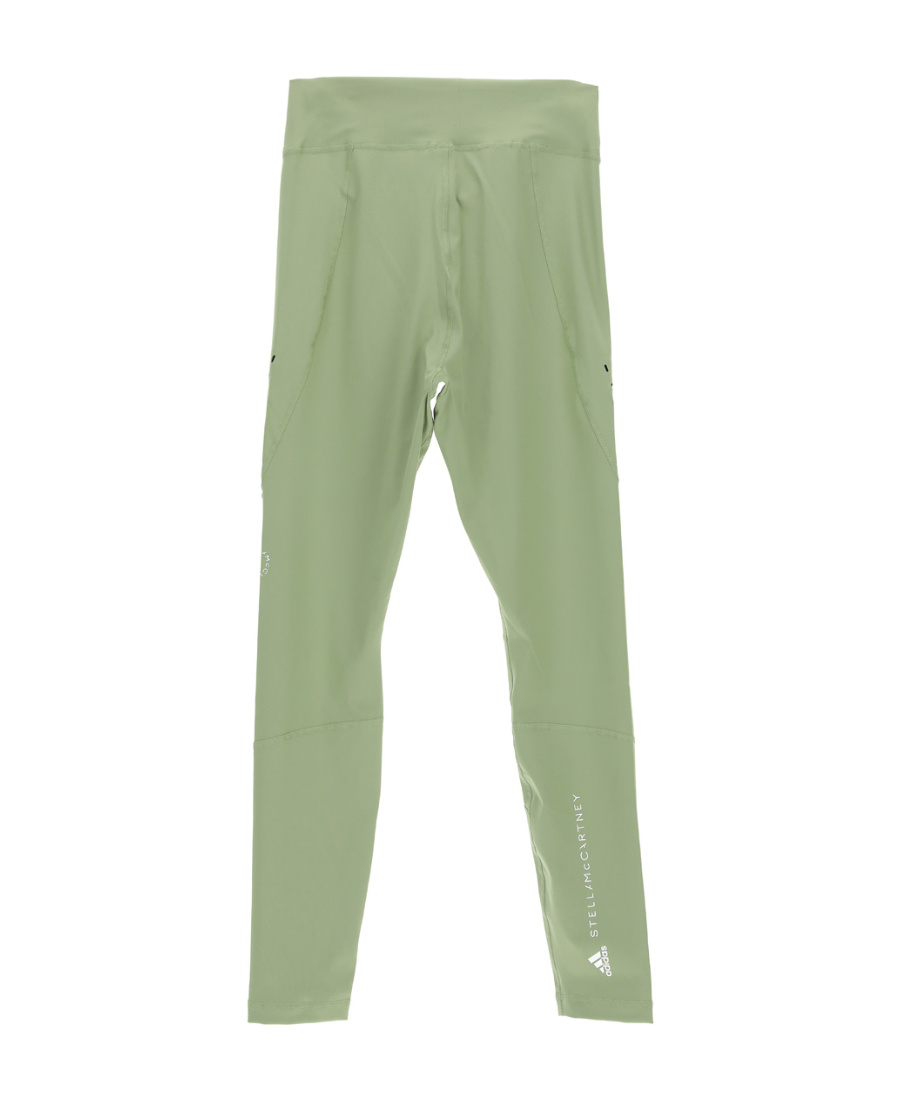 Adidas By Stella Mccartney Recycled-polyester Legging In Green