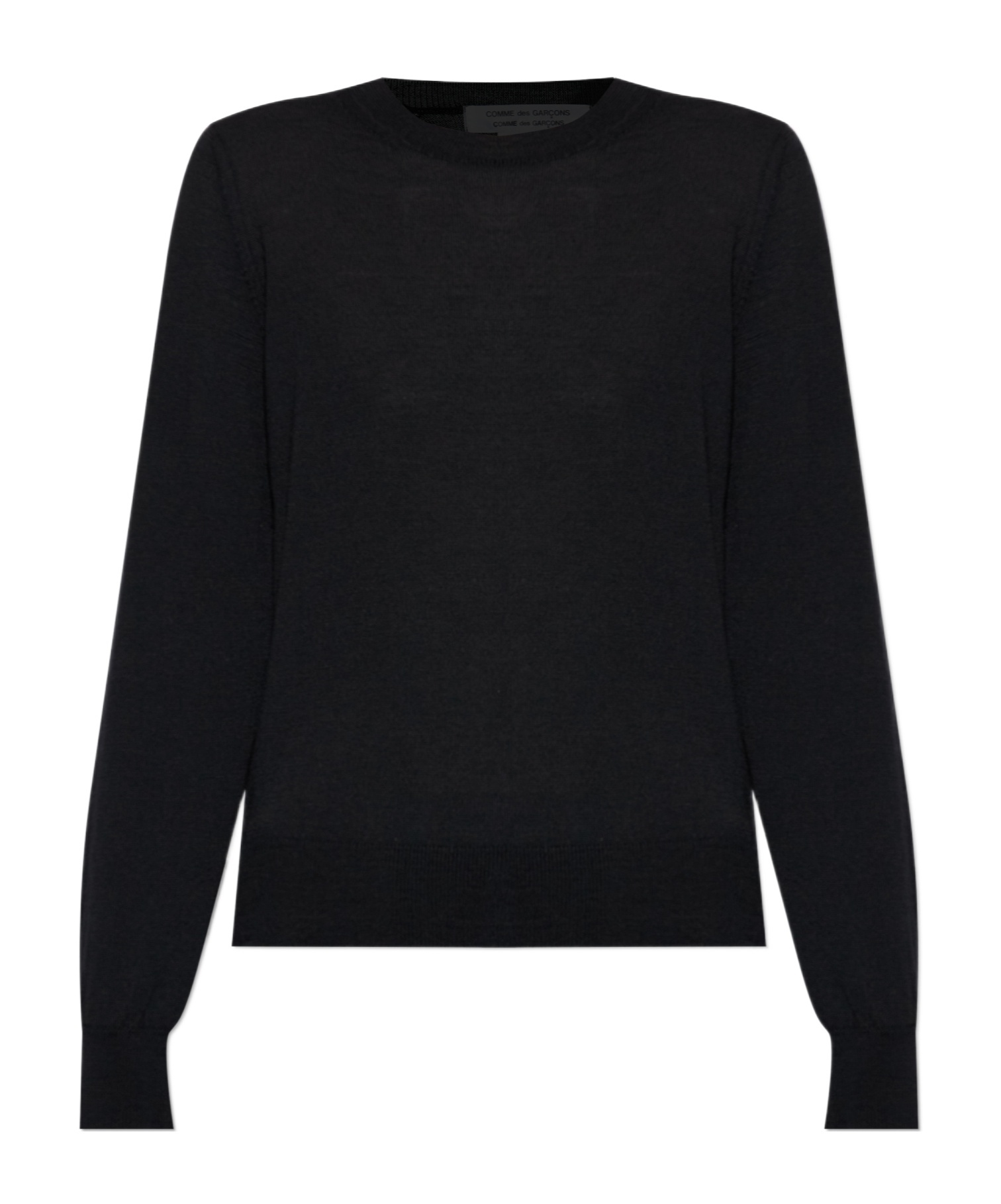 Comme Des Garçons Crew Neck Sweater In Black