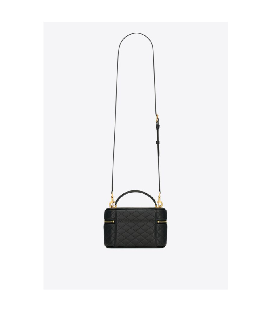 Saint Laurent Gaby Logo Shoulder Bag In Black