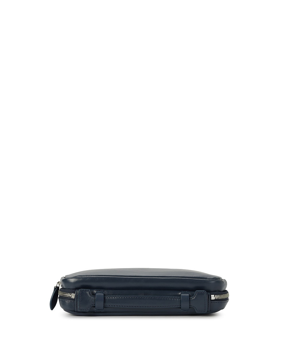 Emporio Armani Logo Details Handbag In Black