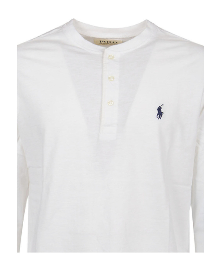 POLO RALPH LAUREN POLO RALPH LAUREN BUTTONED LONG SLEEVED T-SHIRT