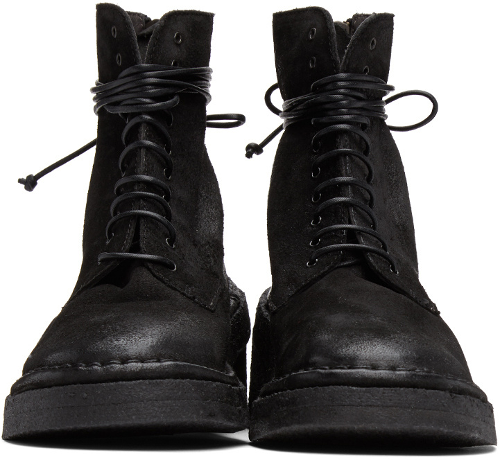 Marsèll Logo Strap Ankle Boots In Black