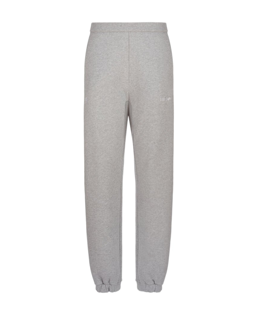Attico Penny Logo Print Track Pants In Gray