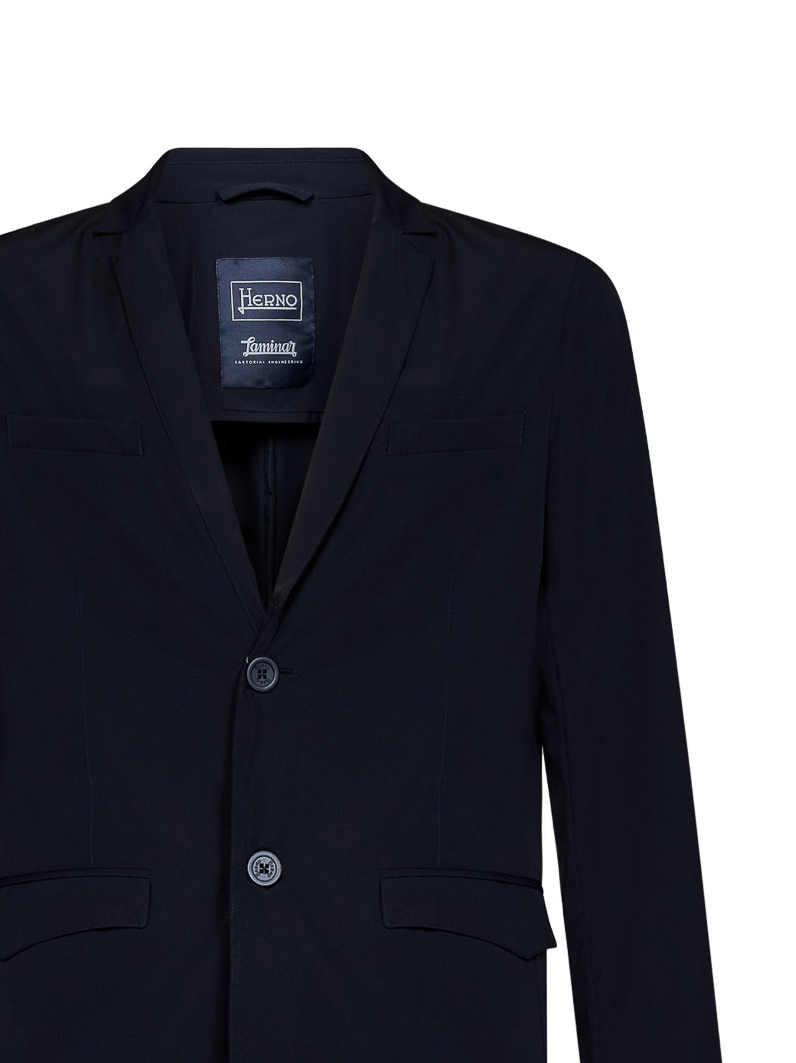 Herno Single-breasted Blazer Jacket In Black