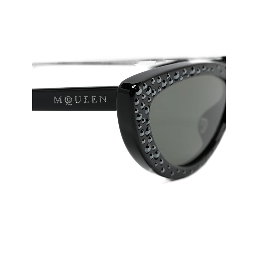 Alexander Mcqueen Full Frame Sunglasses In Black