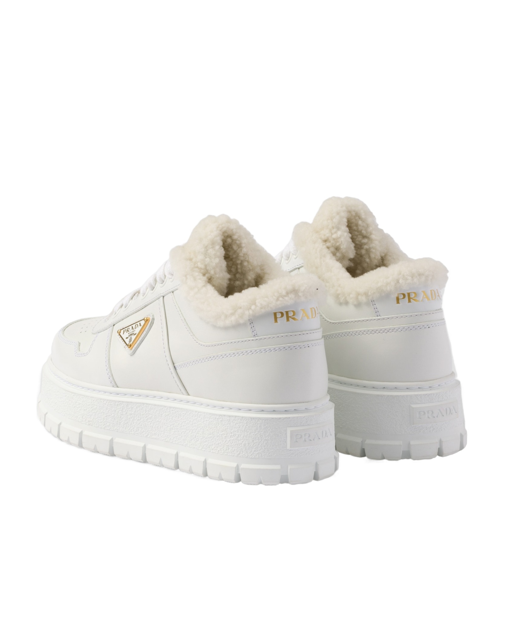 Prada Low Help Recreational Shoe In White