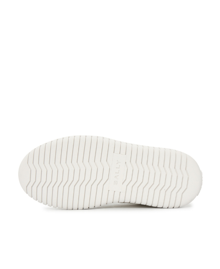 Bally Lace Up Sneakers In White