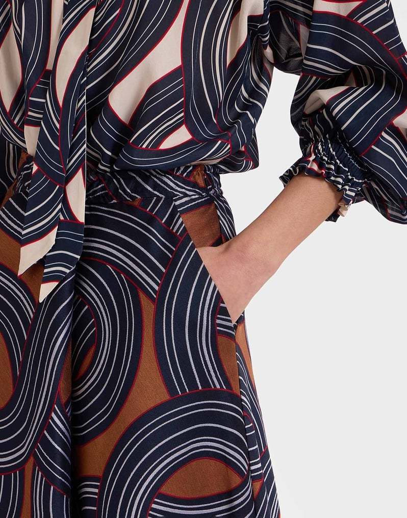 La Doublej Drawstring Skirt In Black