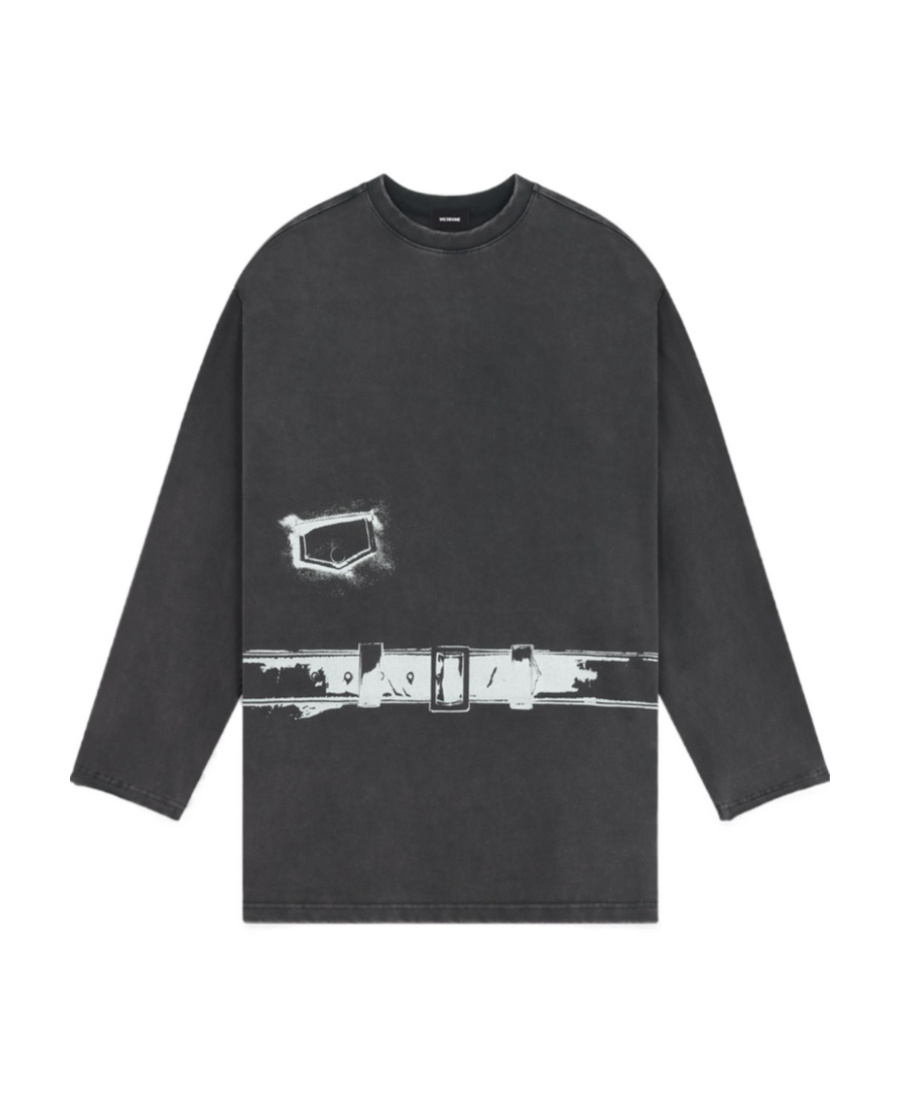 We11 Done Trompe L'oeil Dress In Black
