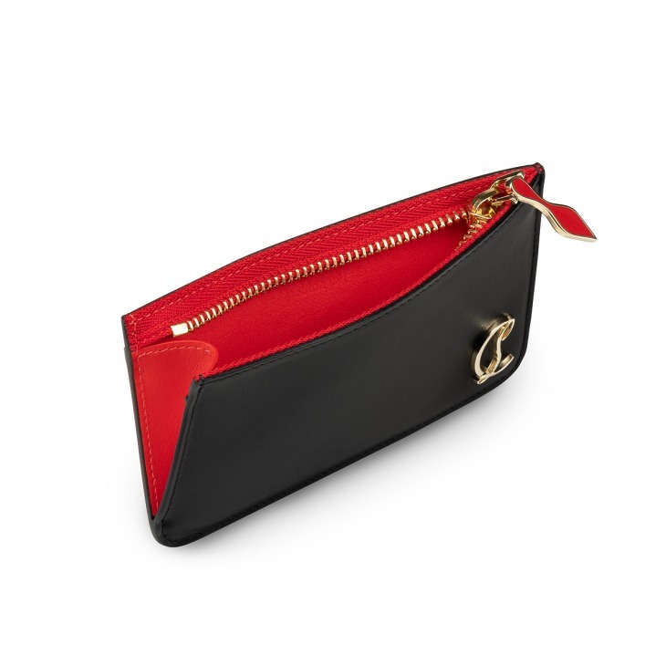 Christian Louboutin Loubi54 Card Holder In Gold