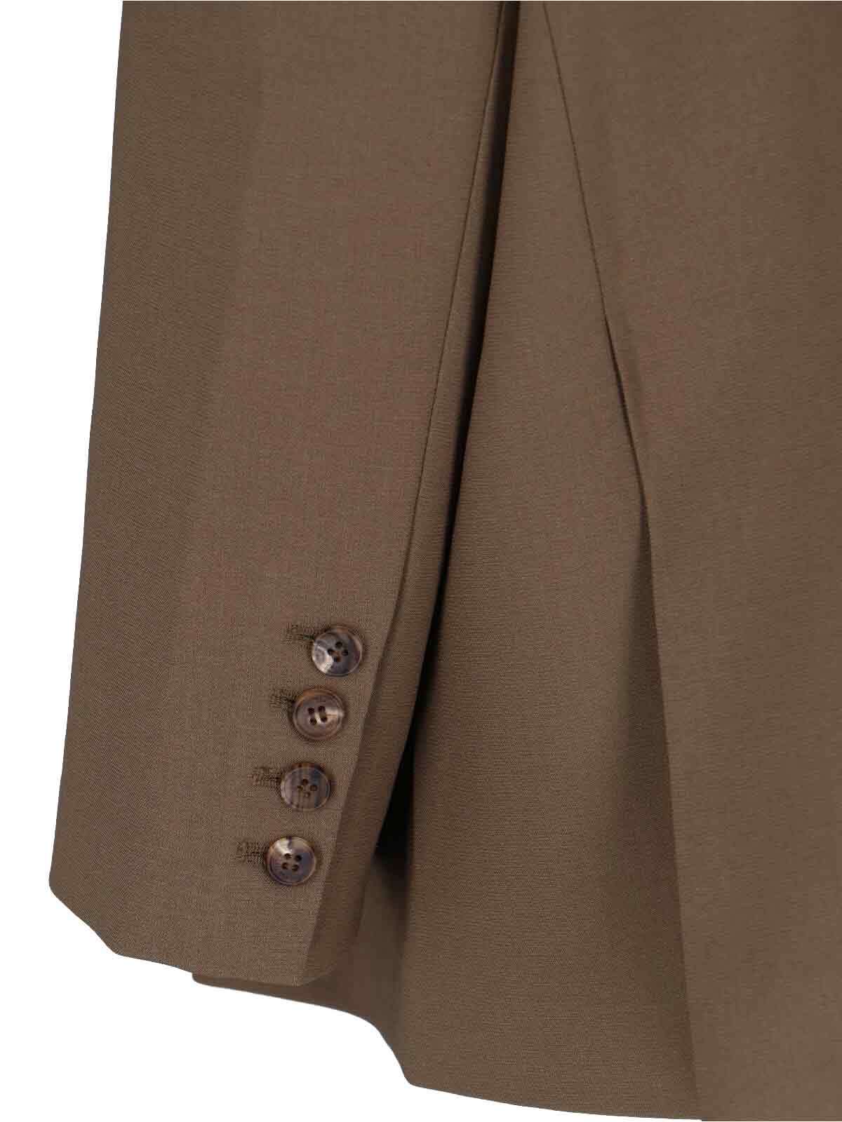 The Frankie Shop Bea Blazer - Chocolate In Neutral