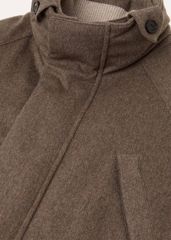 Loro Piana Icer Mini Field Jacket In Brown