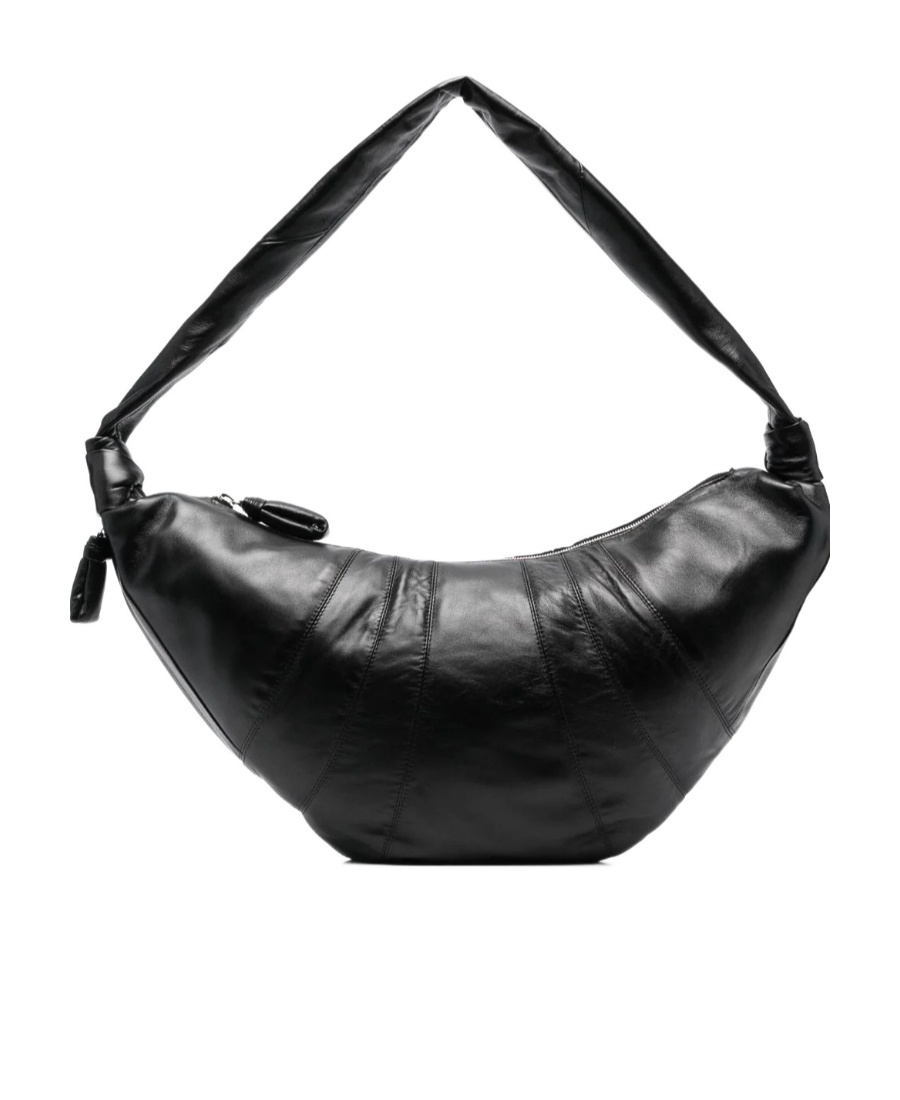 Lemaire Large Croissant Bag In Black