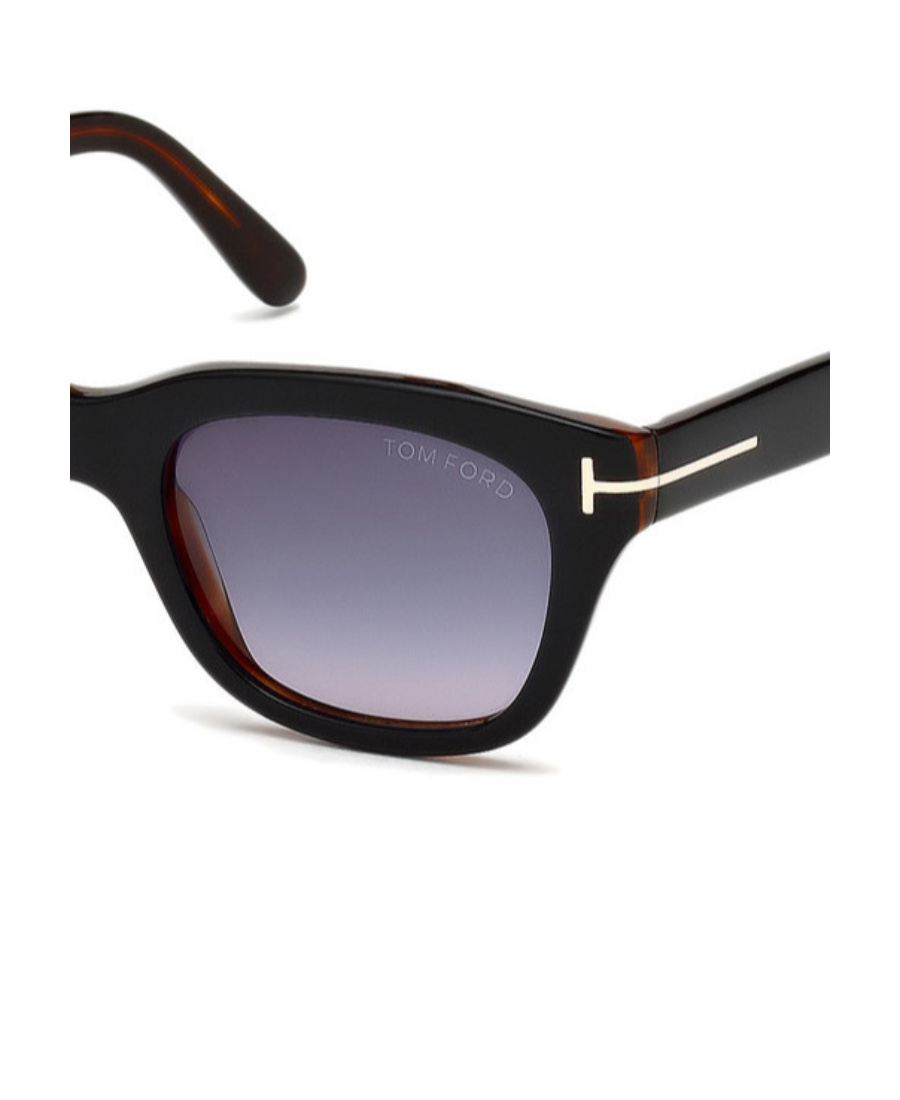 Tom Ford Square-frame Gradient Sunglasses In Black