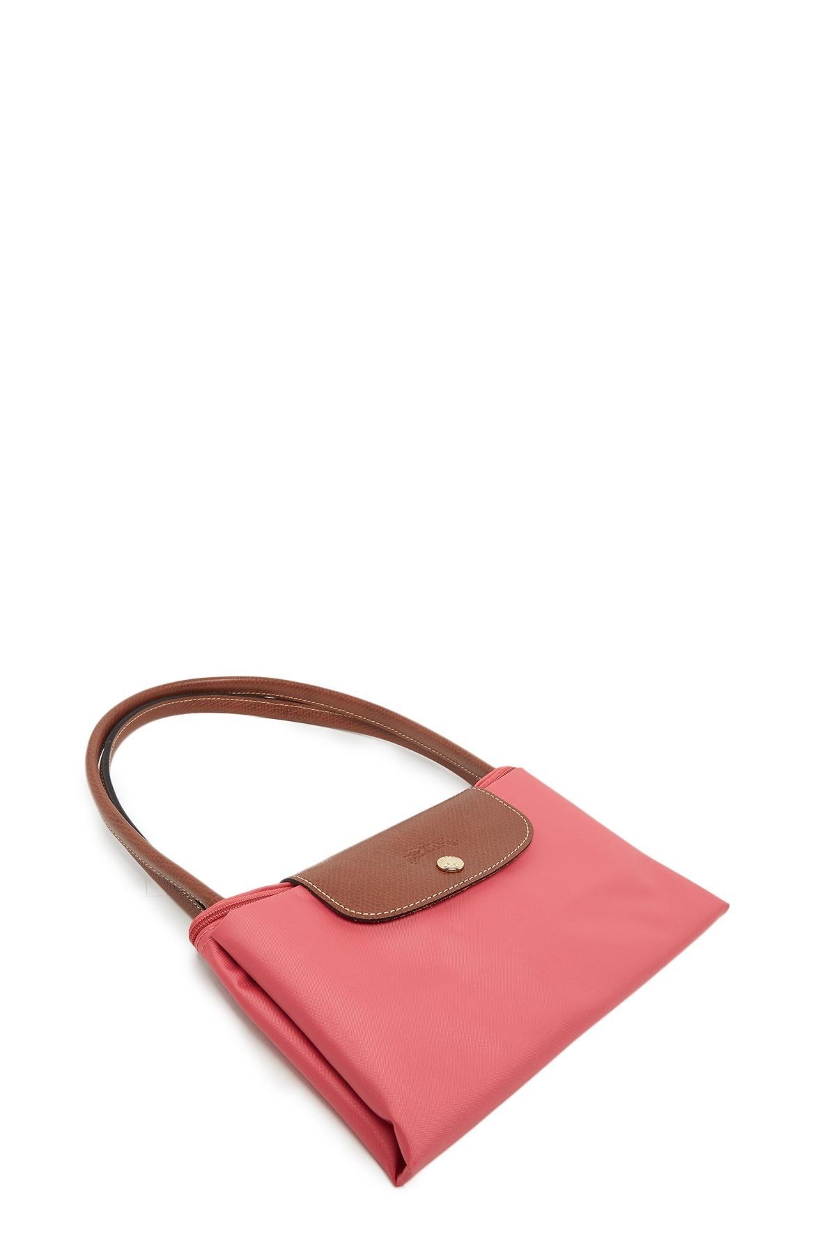 Longchamp Foldable Design Handbag In Red