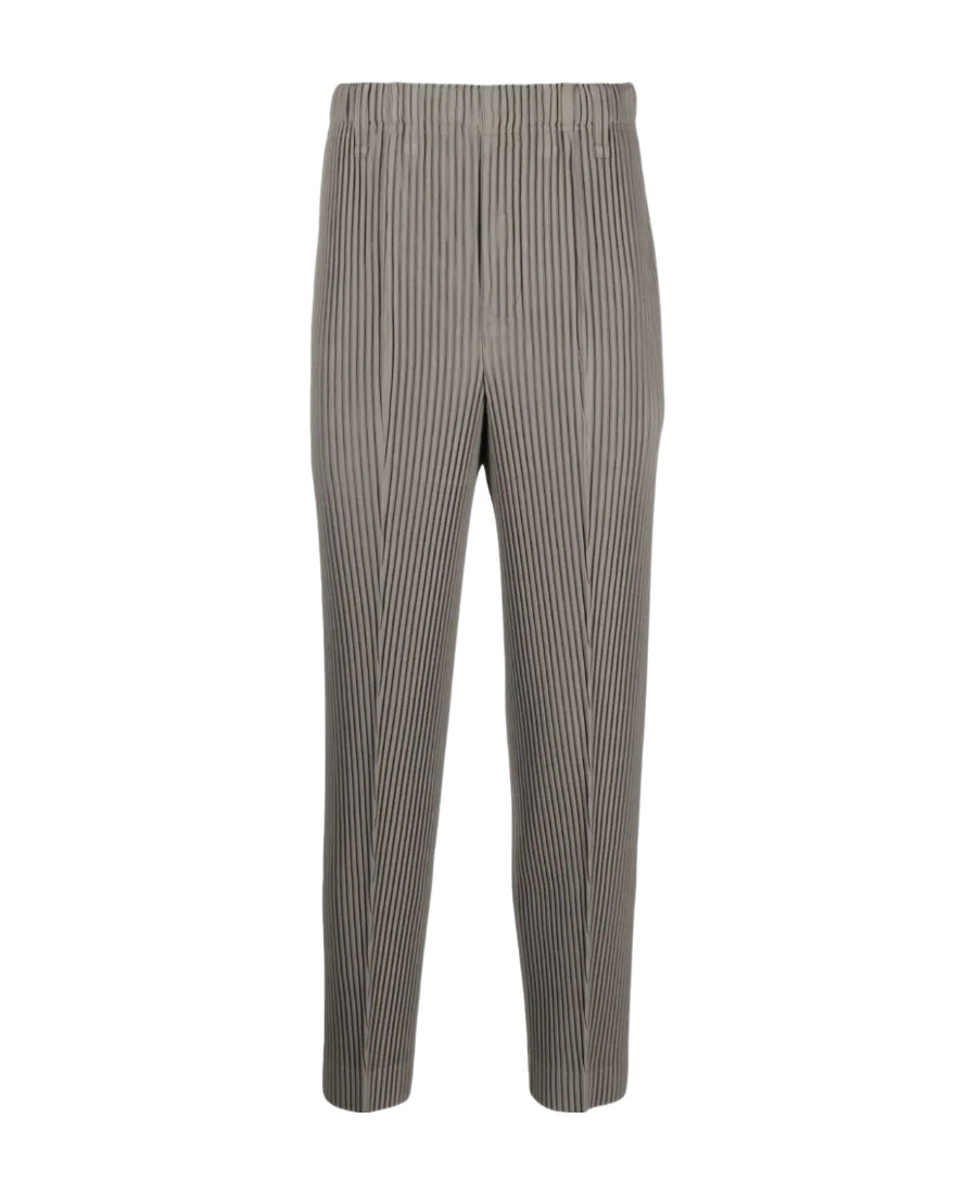 ISSEY MIYAKE HIGH-WAISTED PLEATED TROUSERS