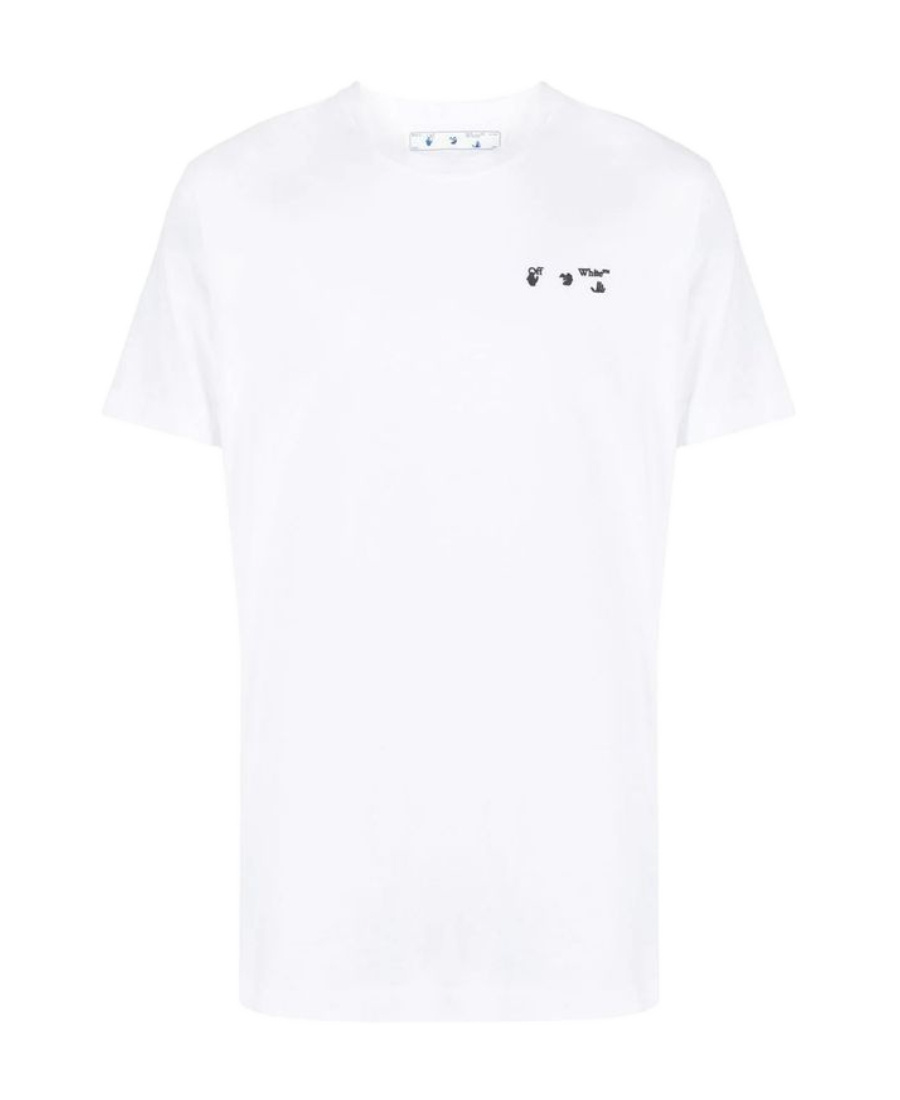 Off-white Logo Printed T-shirt In White