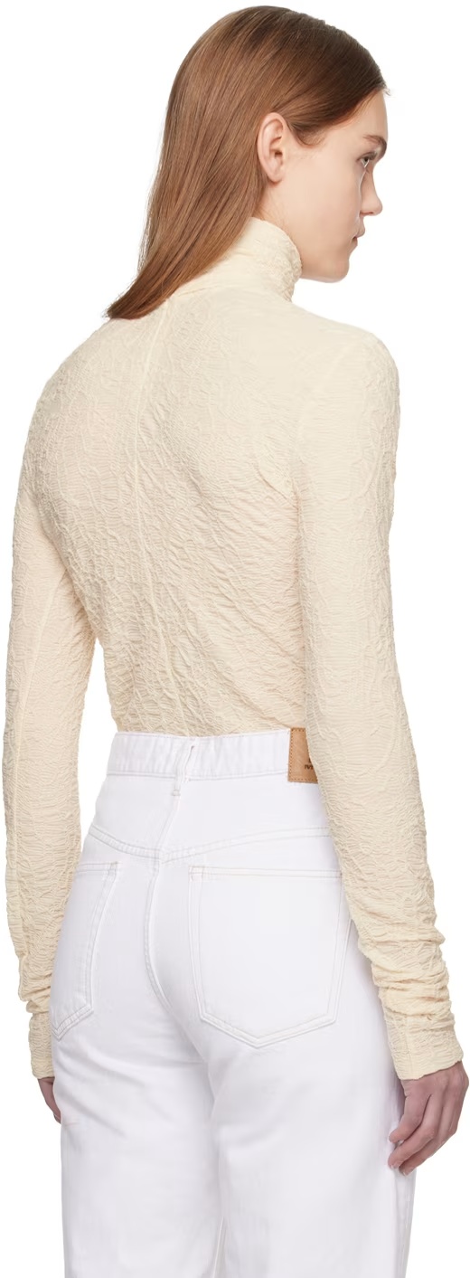 Isabel Marant High-necked Sweater In White