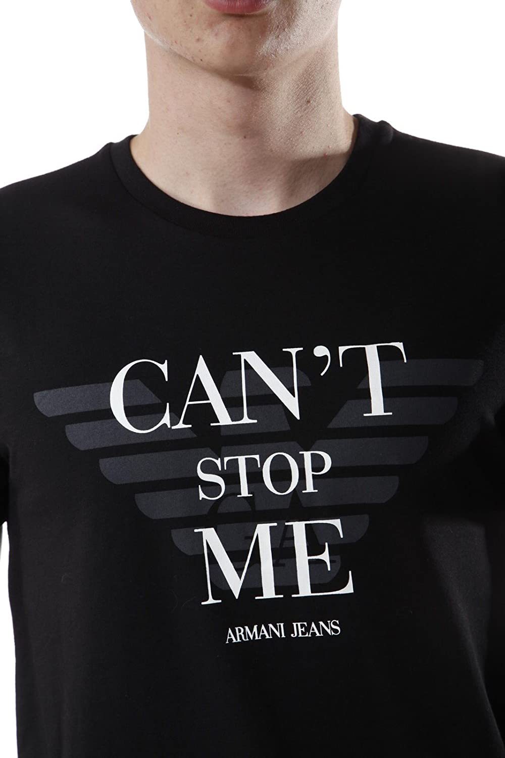 ARMANI JEANS LOGO DETAIL T-SHIRT