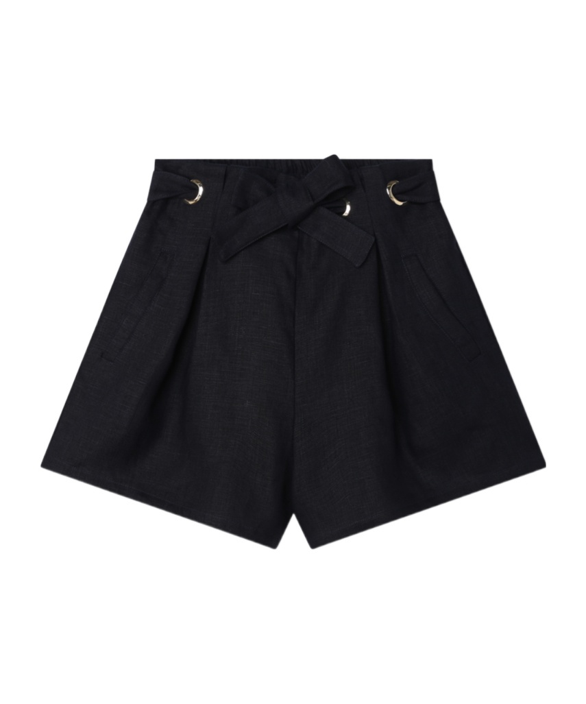 Chloé Lace Up Shorts In Black
