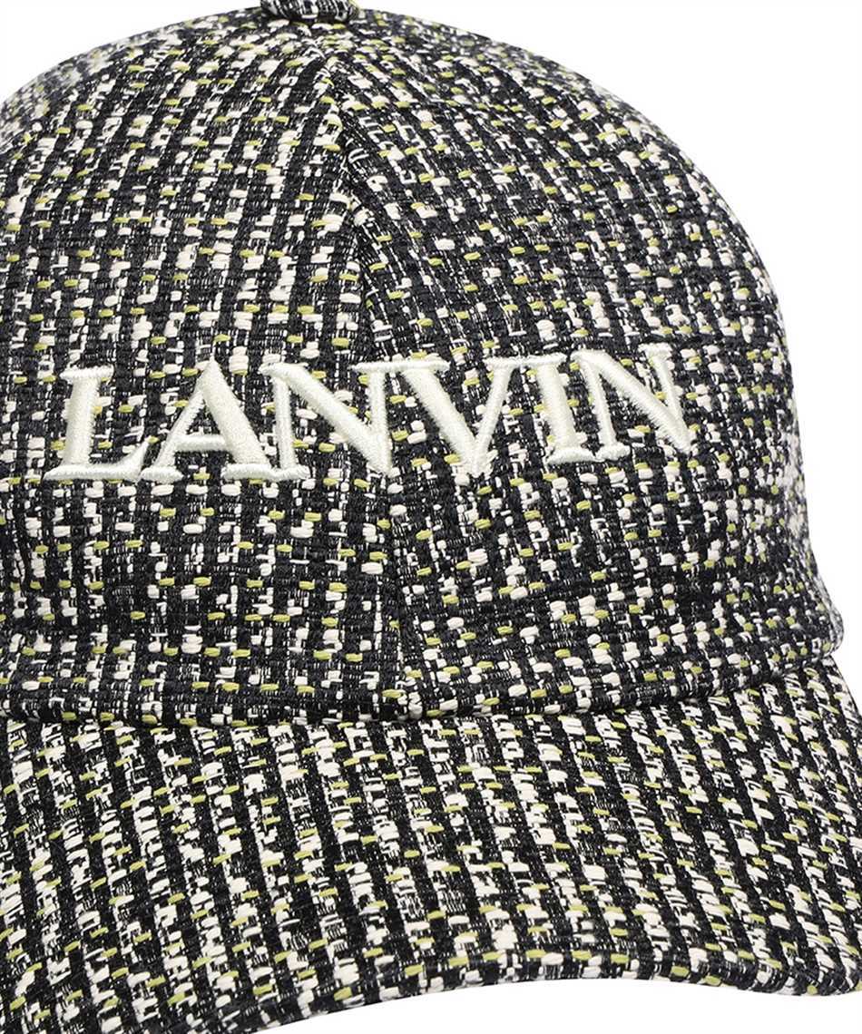 Lanvin Logo Baseball Cap In Black