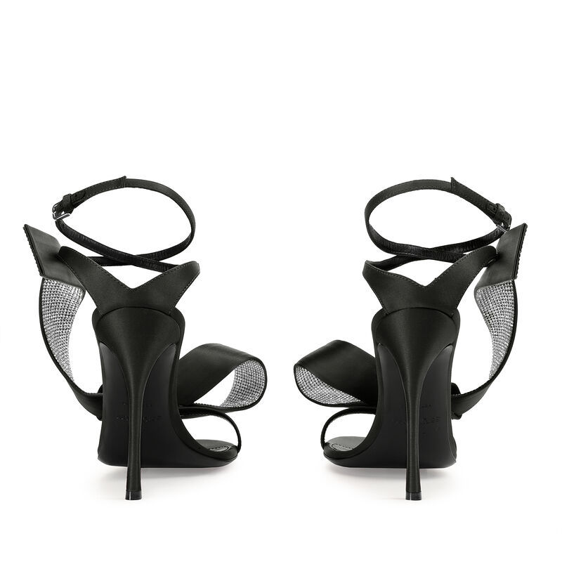 Sergio Rossi Logo Sandals In Black