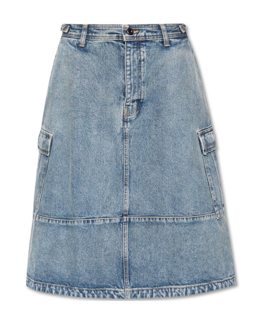 BALENCIAGA BALENCIAGA CARGO DENIM SKIRT